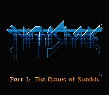Nightshade (World) (Aftermarket) (Unl) screen shot title